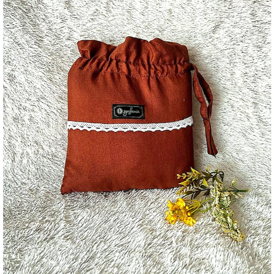 Mukena Dewasa Traveling 2 in 1 retsleting Katun Cantik Jumbo - Gambar 8