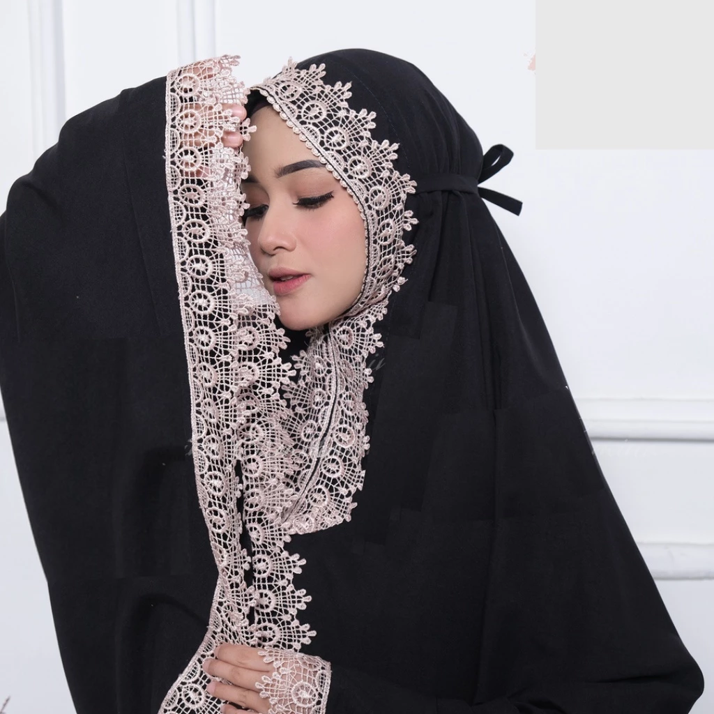 Mukena Dewasa 2 in 1 Traveling Ponco Katun Jumbo Adem
